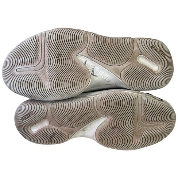 Adidas Mens Cloudfoam Streetfire Basketball Shoes Sz 8.5 Black Mid Top Athletic - Picture 11 of 12